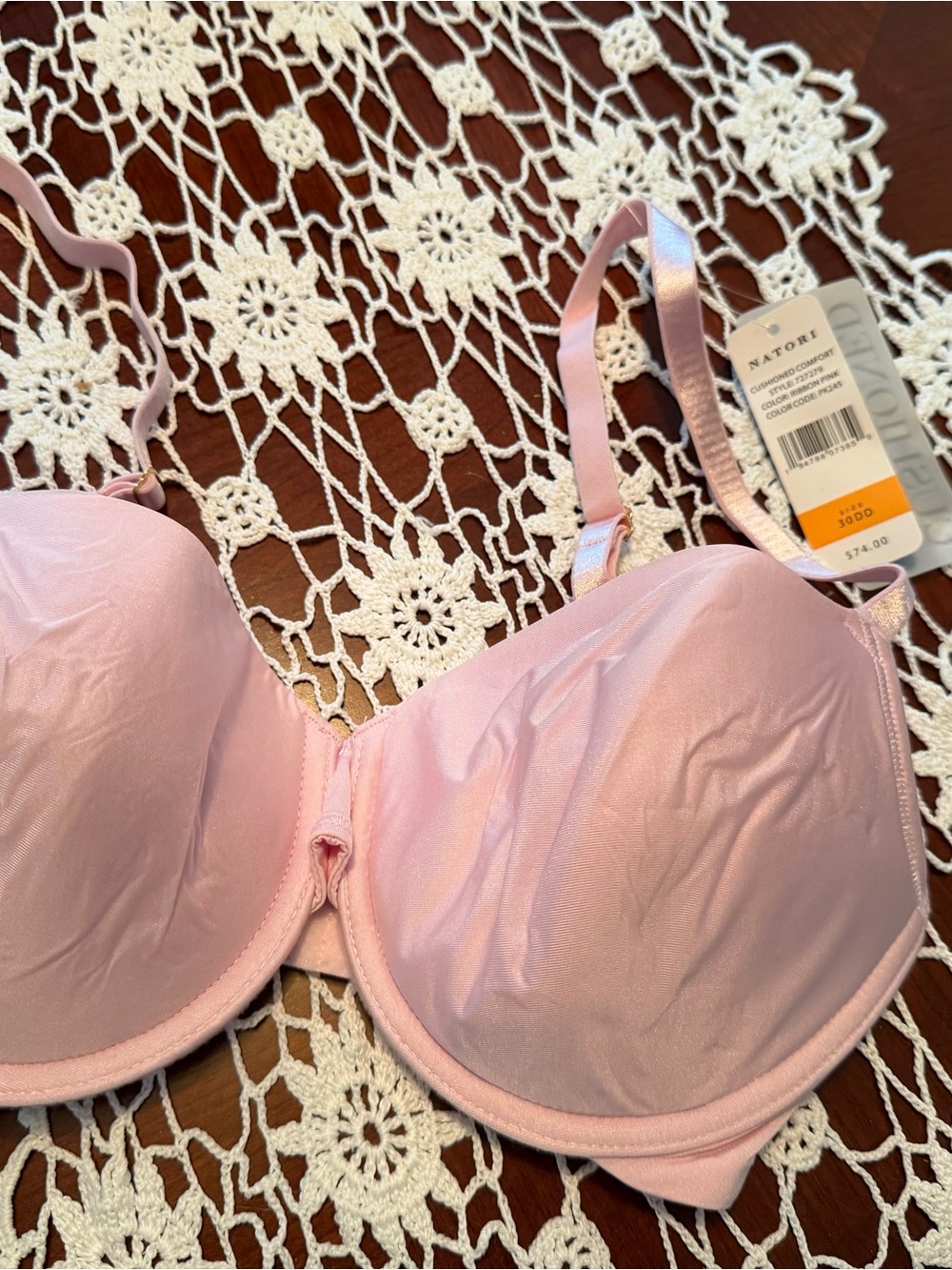 Natori Pink Molded Underwire T-Shirt Bra